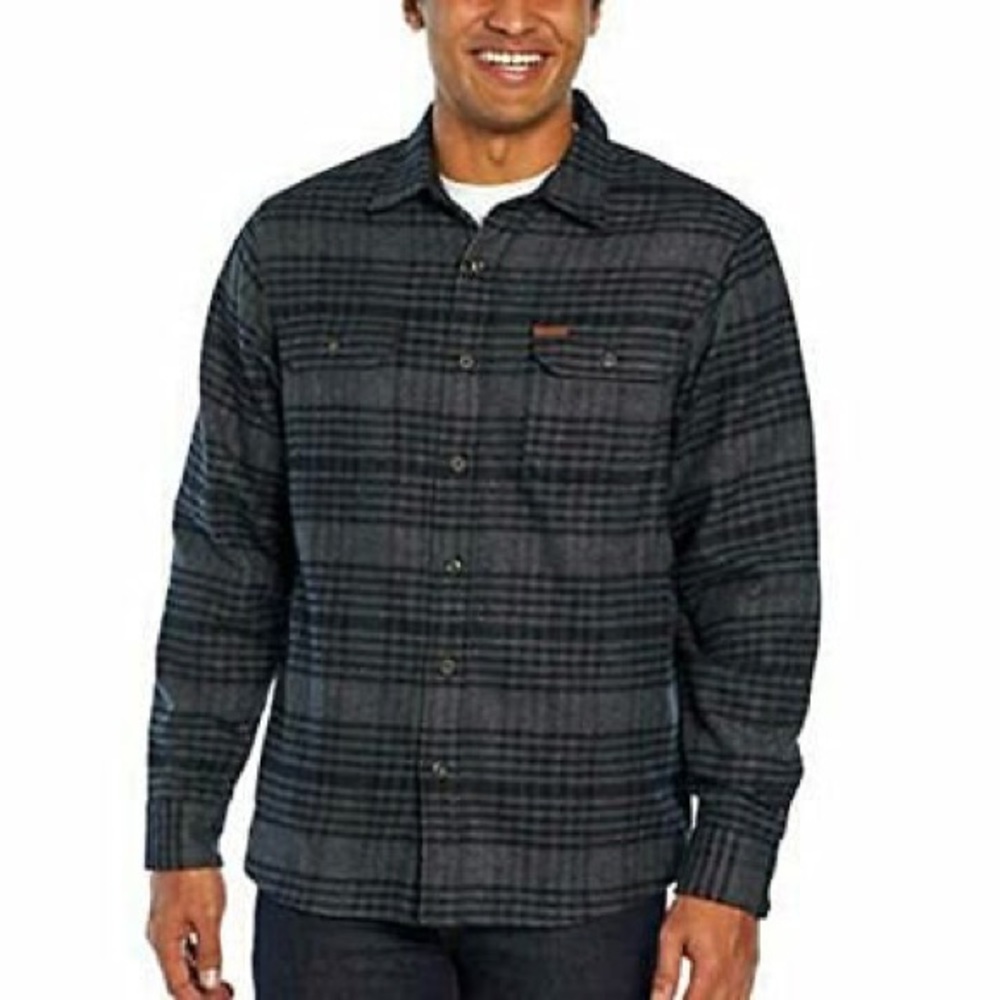 NEW ORVIS  Big Bear Heavyweight Double Brushed Flannel Button Down Shirt XL